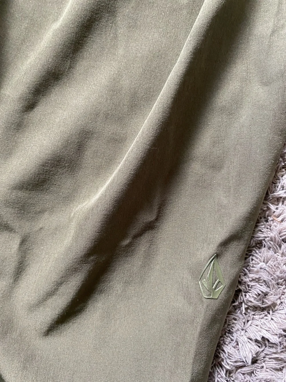 Volcom Olive Green Drawstring light pants - Picture 4 of 5